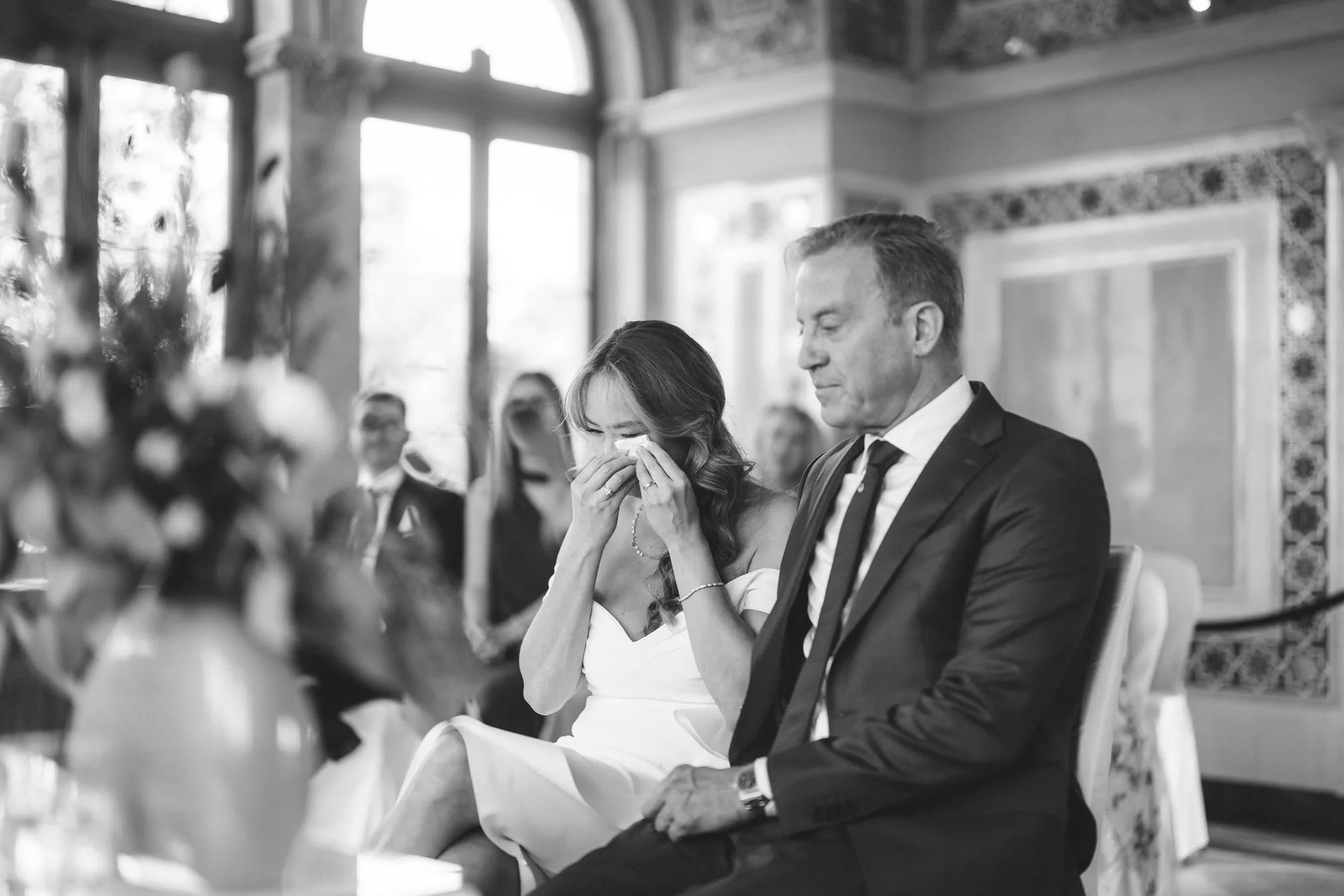 Wedding portraits in the arcades of Belvedere Pfingstberg, Potsdam